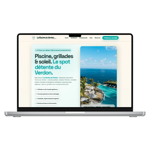 Prototype site vitrine premium